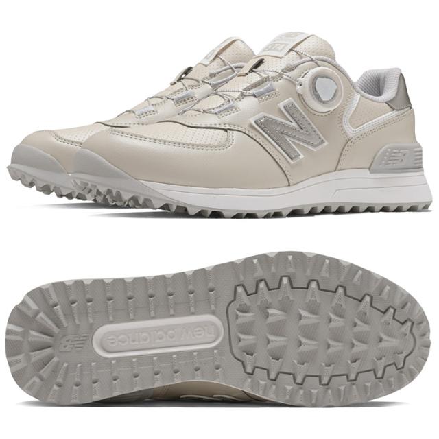 ニューバランスゴルフ 574 v4 SL ボア スパイクレス レディース ゴルフシューズ WG574BB4 日本正規品 2025モデル