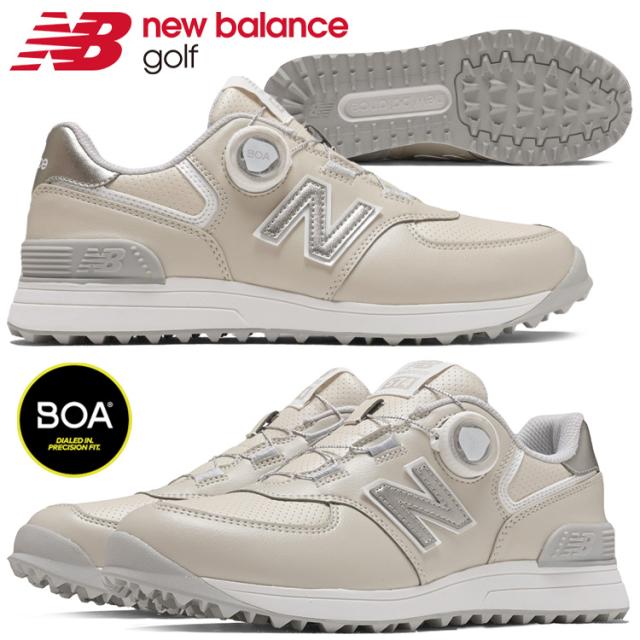 ゴルフ new balanceレディース 574 v4 BOA ボア ゴルフシューズ