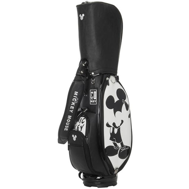超希少品　廃盤　MCM 高級キャディバッグ レディース　ブラック 2024年限定モデル［ディズニー］BLACK MICKY ゴルフ キャディバッグ