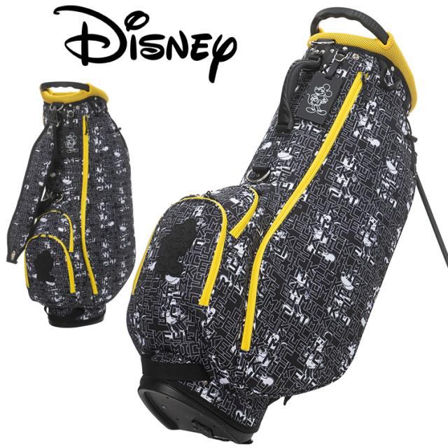 ディズニー ゴルフ MONOTONE MICKEY GOLF CADDIE BAG スタンド