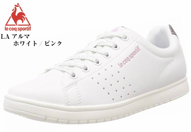 ルコック スポルティフ Le Coq Sportif La アルマ Ql3ojc65 レースアップコートスニーカー ヒールパッチシューレースにラメ素材を採用 の通販はau Pay マーケット フューチャーロードシューズ Au Pay マーケット店