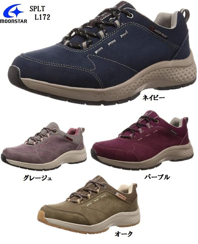 MoonStar(ムーンスター)SPLT L172 幅広4E 防水設計 レディス コンフォートウォーキングカジュアルスニーカー 軽量設計で屈曲性も良く疲れにくいの通販は 6,500円