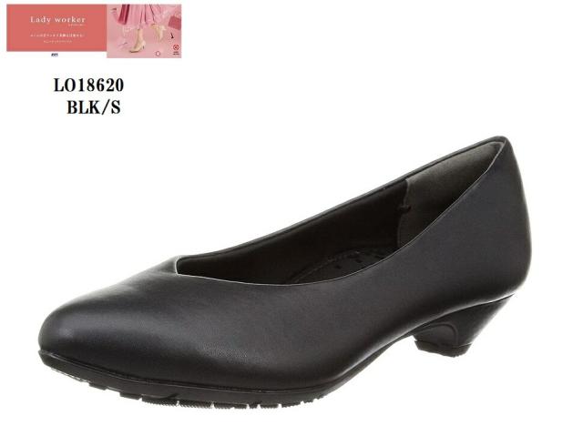 (レディワーカー)LO18620 レディス Lady woker 幅広3E キャリアパンプス ラウンドトゥ 軽量設計 つま先にゆとりを持たせた幅広3E設計の通販は 8,625円