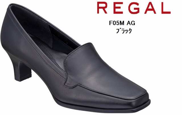 REGAL(リーガル)F05M AG 本革 日本製 キャリアモカシンパンプス リクルートやお仕事など、かしこまった場所で対応できる レディス