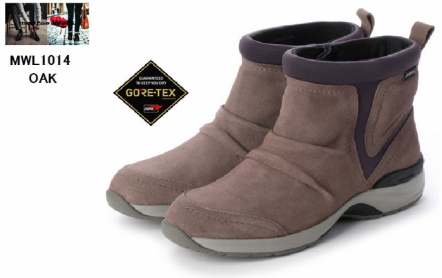 (madras Walk)マドラスウォーク MWL1014 【GORE-TEX】レザーサイドファスナーカジュアルブーツ 脱ぎ履き楽らく スポーティスリッポンブー