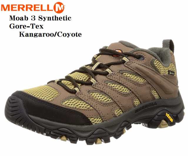 (メレル)Moab 3 Synthetic Gore-Tex MERRELL J500239 J500247 J500241 メンズ アウトドアトレッキングカジュアルシューズ 履き心地はその