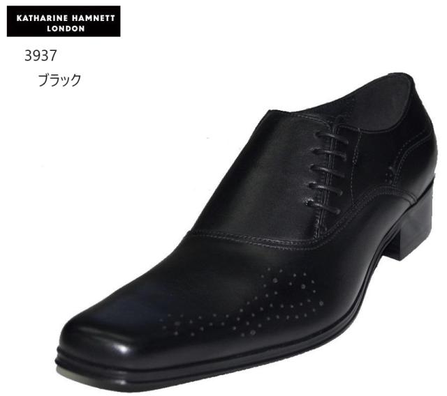 新品　KATHARINE HAMNETT LONDON ドレスシューズ KATHARINE HAMNETT LONDON Uチップスリッポンドレスシューズ 03866