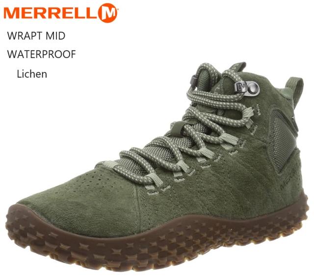 (メレル)MERRELL WRAPT MID WATERPROOF レディス J135554 J037752 J035996 裸足感覚のベアフット 普段履きからウォーキング、キャンプやトレッキングの通販は