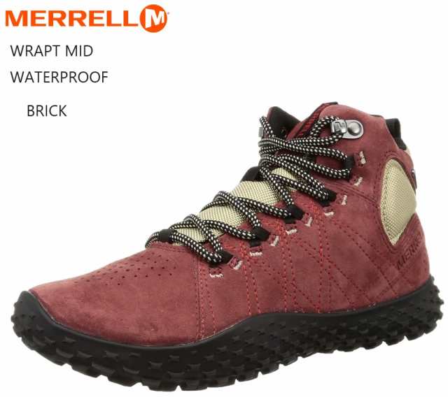 (メレル)MERRELL WRAPT MID WATERPROOF メンズ J135605 J037751 J036003 J036001 裸足感覚のベアフット キャンプやトレッキングなどの