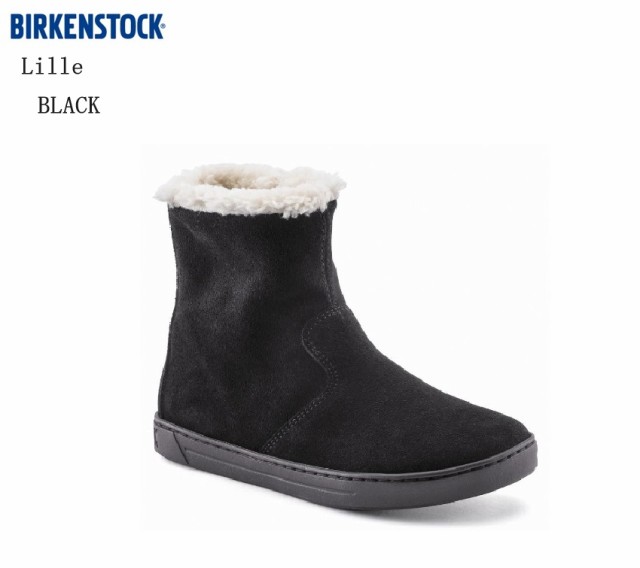 ビルケンシュトック (BIRKENSTOCK)Lille 1017843 キッズ カジュアルムートンブーツ キッズ リリー チャックで脱ぎ履きできる子供用ハーフ