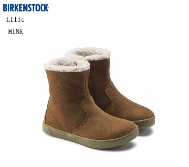 ビルケンシュトック (BIRKENSTOCK)Lille 1020206 キッズ カジュアルムートンブーツ キッズ リリー チャックで脱ぎ履きできる子供用ハーフ