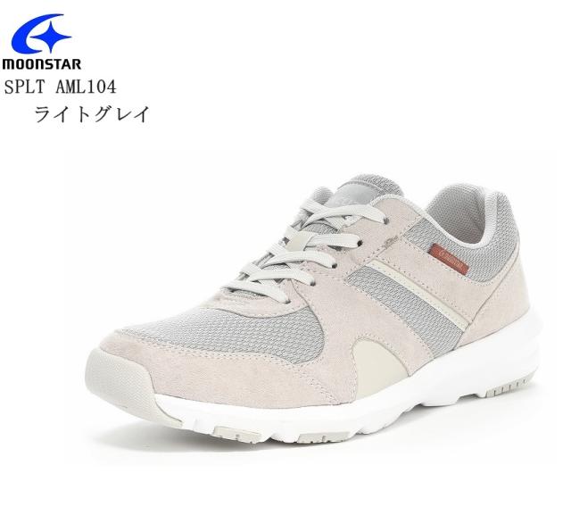 (ムーンスター)MoonStar SPLT AML104 レディス ホワイトカジュアルタウンスニーカー 幅広4E 枕のような極厚ふかふかのウレタンクッションが足裏をしっかりとサポート 通学スニーカーにも最適の通販は 4,550円