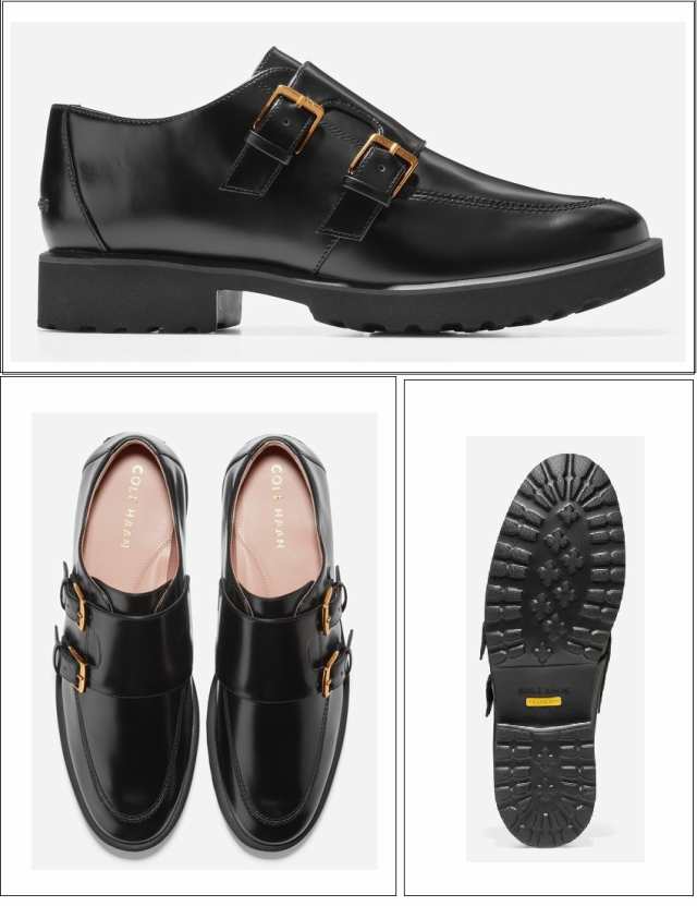 (コールハーン)Cole Haan GREENWICH MONKSTRAP OXFORD W29156 W29158 ダブルモンクトラッドカジュアルシューズ フロントバックルが特徴の