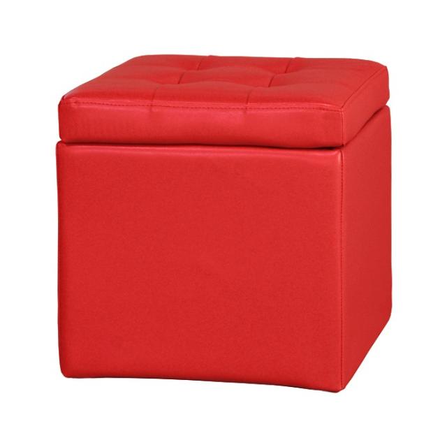 【SALE】キューブ型スツール （赤・レッド） SALE】キューブ型スツール （赤・レッド） 家具