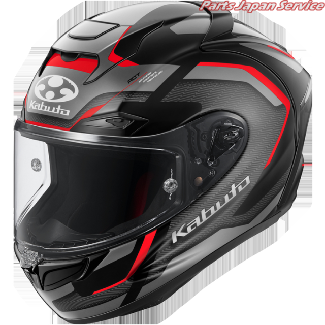 kabuto フルフェイスヘルメット 赤黒 kabuto カブト ヘルメット フル