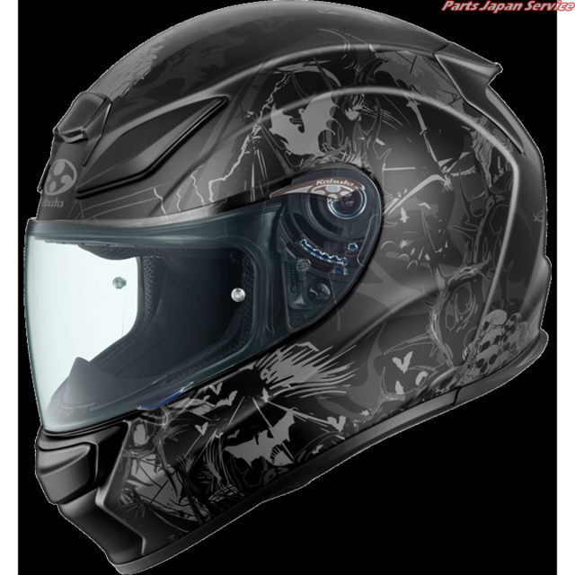 SHUMA NIGHTER : フラットブラックガンメタ Mサイズ(57-58) カブト