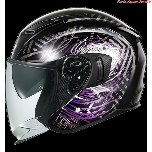 EXCEED2 PLUME : ブラックパープル Mサイズ(57-58) カブト