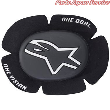 GP SPORT EVO KNEE SLIDER [12 BLACK WHITE] ONE 6403020 アルパインスターズ