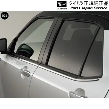 A201S系ロッキー 24.サイドウィンドモール(メッキ調) 08400-K1098 A201S ROCKY DAIHATSU
