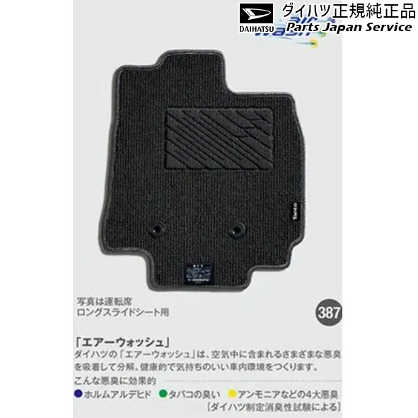 LA650S系タント 387.カーペットマット(グレー) LA650S TANTO DAIHATSU
