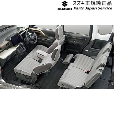MK54S系スペーシア 101. ラクラク脱着シートカバー BB6X 9918A-53U20 MK54S SPACIA SUZUKIの通販は