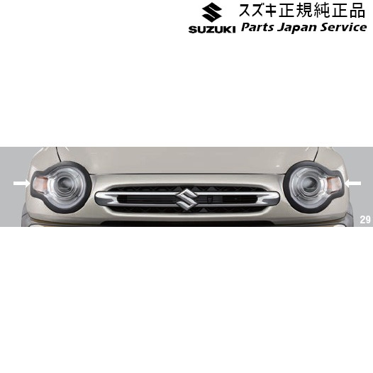 MN71S系クロスビー 29.ヘッドランプリム ABDU MN71S XBEE SUZUKI