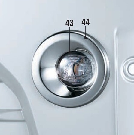 DA18V系エブリイ 44.フォグランプベゼル DAX7 99171-80U70-0PG DA18V EVERY SUZUKI 6,362円