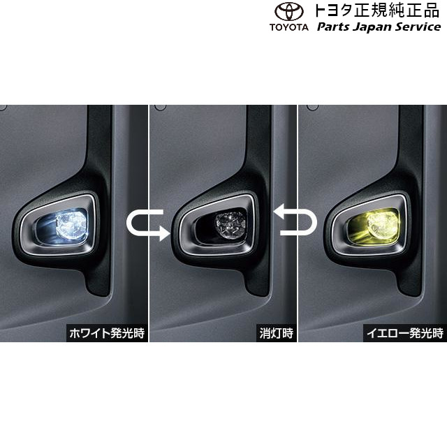 90系ノア バイカラーLEDフォグランプ(切り替え式) トヨタ ZWR90W