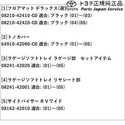 期間限定】 RAV4 純正 フロアマット ラグジュアリータイプ&ラゲージ