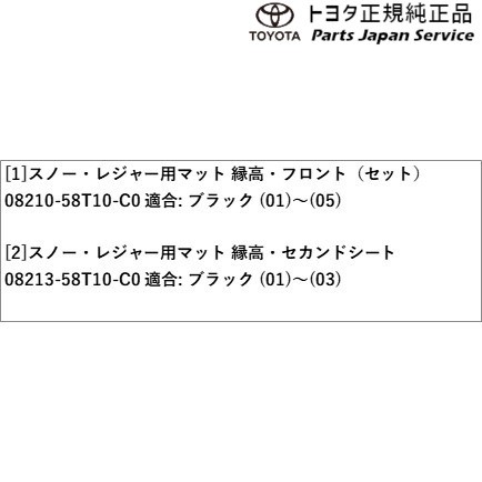 40系アルファード スノー・レジャー用フロアマット(縁高タイプ)(フロント(運転席・助手席)・リヤ2列目セット) トヨタ 40alphard  TOYOTAの通販はau PAY マーケット - パーツジャパンサービス | au PAY マーケット－通販サイト