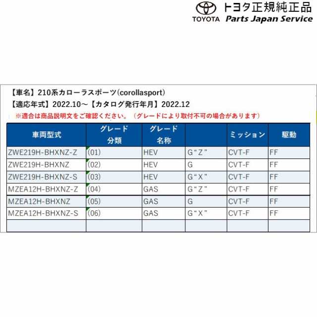 210系カローラスポーツ クリーンボックス トヨタ ZWE219H MZEA12H 210corollasport TOYOTAの通販はau PAY  マーケット - パーツジャパンサービス | au PAY マーケット－通販サイト