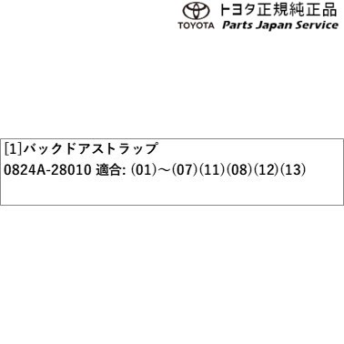 80系ノア バックドアストラップ トヨタ ZWR80W ZWR80G ZRR80W ZRR85W ZRR80G ZRR85G 80NOAH TOYOTAの通販はau  PAY マーケット - パーツジャパンサービス | au PAY マーケット－通販サイト