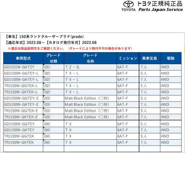 150系ランドクルーザープラド フロアマット(ラグジュアリー)(7人乗り用) トヨタ GDJ151W GDJ150W TRJ150W 150prado  TOYOTAの通販はau PAY マーケット パーツジャパンサービス au PAY マーケット－通販サイト