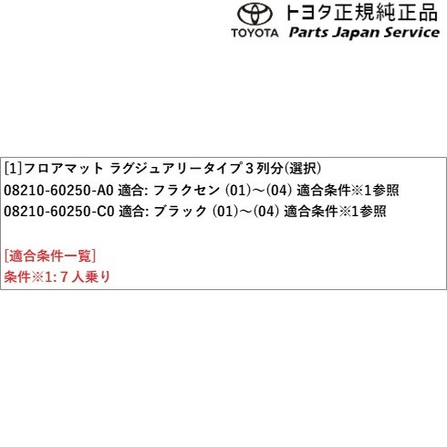 150系ランドクルーザープラド フロアマット(ラグジュアリー)(7人乗り用