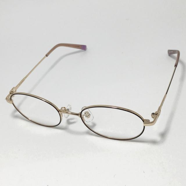 agnes b. アニエス・ベー レディース 眼鏡 メガネ フレーム サングラス 50-0129-3 サイズ49 度付可 ブラウン ゴールド リビジョン製レンズでお好きなサングラス作成可能