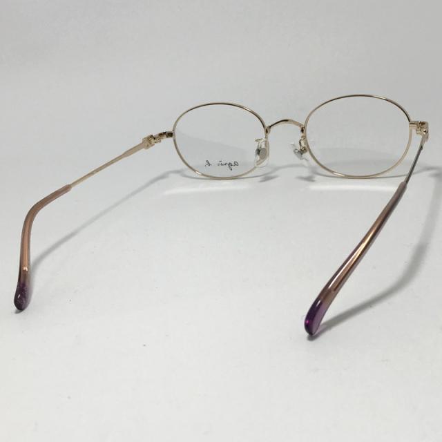 agnes b. アニエス・ベー レディース 眼鏡 メガネ フレーム サングラス 50-0129-3 サイズ49 度付可 ブラウン ゴールド リビジョン製レンズでお好きなサングラス作成可能