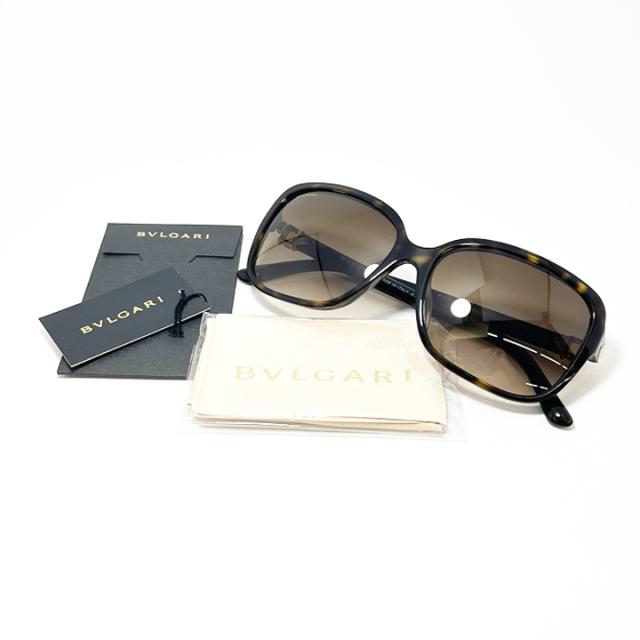 [ BVLGARI ] ブルガリ サングラス BV8150BF-504/13 BV8150BF-50413 ブラウンデミ ハバナ イタリア製 ボストン ウェリントン レディース 純正メガネ拭き付き ロゴ入り
