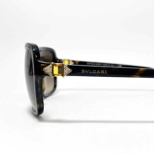 [ BVLGARI ] ブルガリ サングラス BV8150BF-504/13 BV8150BF-50413 ブラウンデミ ハバナ イタリア製 ボストン ウェリントン レディース 純正メガネ拭き付き ロゴ入り