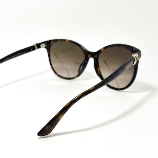 [ BVLGARI ] ブルガリ サングラス BV8175BF-504/13  BV8175BF-50413 ブラウンデミ ハバナ イタリア製 ボストン ウェリントン レディース 純正メガネ拭き付き ロゴ入り