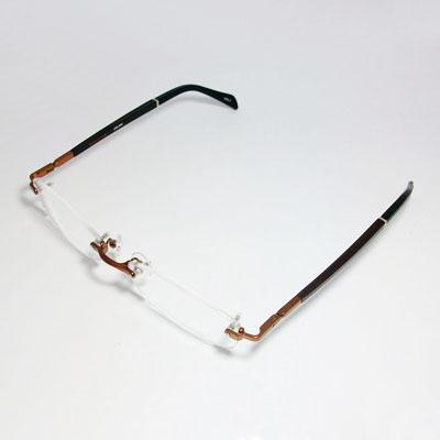 CHRONIC クロニック ガリレオモデル 福山モデル 眼鏡 メガネ フレーム CH046-3 サイズ55 度付可 ブラウン 縁無し