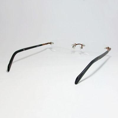 CHRONIC クロニック ガリレオモデル 福山モデル 眼鏡 メガネ フレーム CH046-3 サイズ55 度付可 ブラウン 縁無し