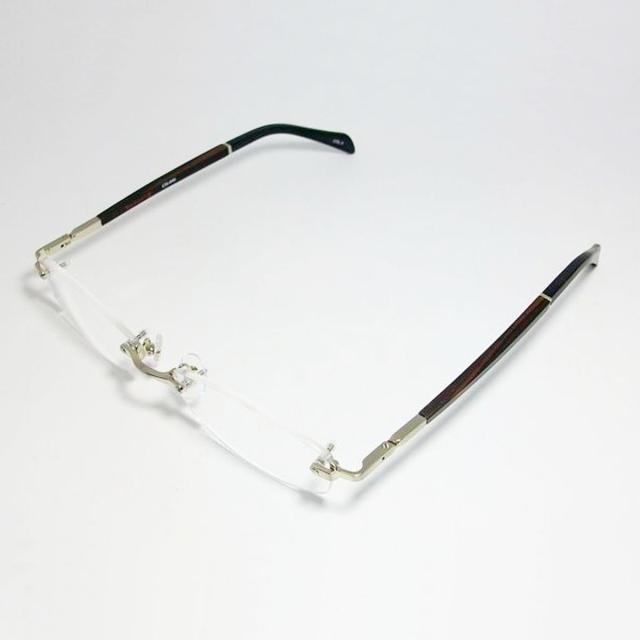 CHRONIC クロニック ガリレオモデル 福山モデル 眼鏡 メガネ フレーム CH046-6 サイズ55 度付可 シルバー 縁無し