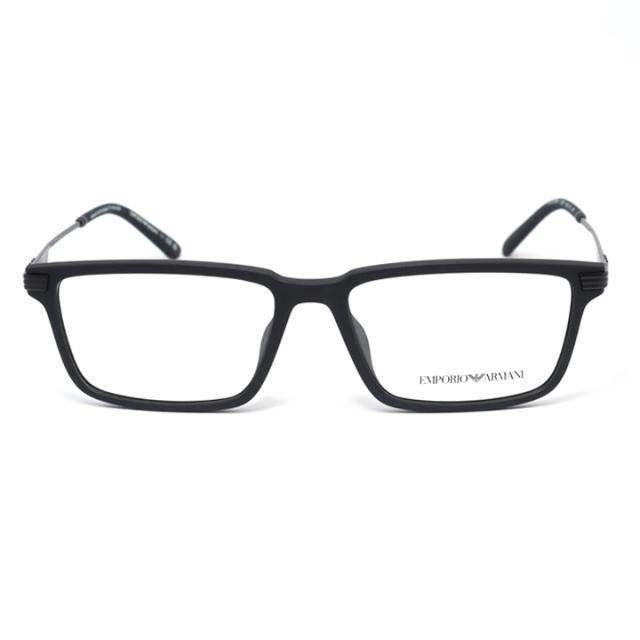 Emporio Armani エンポリオ アルマーニ 眼鏡 メガネ フレーム サングラス EA3268U-5001-55 度付可 マットブラック リビジョン製レンズでお好きなサングラス作成可能