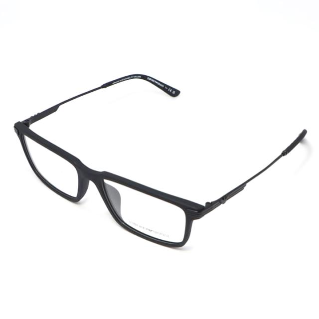 Emporio Armani エンポリオ アルマーニ 眼鏡 メガネ フレーム サングラス EA3268U-5001-55 度付可 マットブラック リビジョン製レンズでお好きなサングラス作成可能