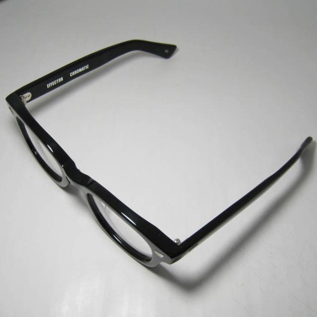 EFFECTOR エフェクター クラシック 眼鏡 メガネ フレーム クロマティック　CHROMATIC-BK 度付可 ブラック