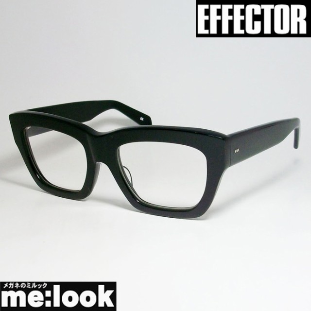 EFFECTOR エフェクター クラシック 眼鏡 メガネ フレーム ドット　DOT-BK 度付可 ブラック｜au PAY マーケット