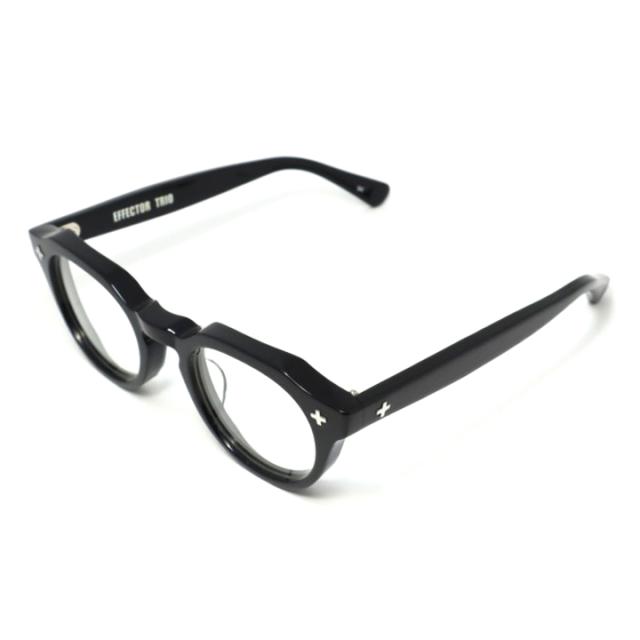 EFFECTOR エフェクター クラシック 眼鏡 メガネ フレーム サングラス TRIO-BK 度付可 ブラック トリオ リビジョン製レンズでお好きなサングラス作成可能_2