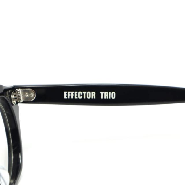 EFFECTOR エフェクター クラシック 眼鏡 メガネ フレーム サングラス TRIO-BK 度付可 ブラック トリオ リビジョン製レンズでお好きなサングラス作成可能_4