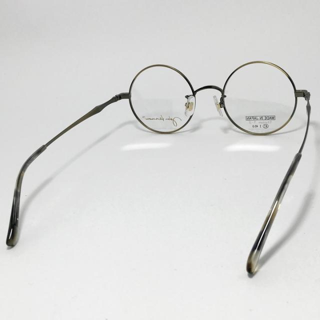 John Lennon ジョンレノン 日本製 made in Japan 丸メガネ クラシック 眼鏡 メガネ フレーム サングラス JL1130-3-47 度付可 アンティークゴールド リビジョン製レンズでお好きなサングラス作成可能
