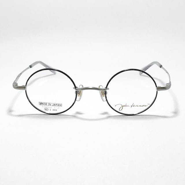 [ John Lennon ] ジョンレノン 度付可 日本製 made in Japan 丸メガネ クラシック 眼鏡 フレーム サングラス JL1134-2-42 マットブラウンデミ / シルバー リビジョン製レンズでお好きなサングラス作成可能